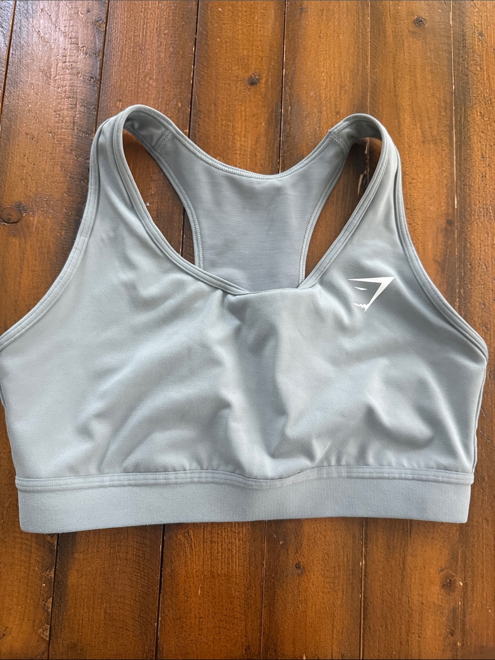 Gymshark Gray Racerback Medium-Support Sports Bra